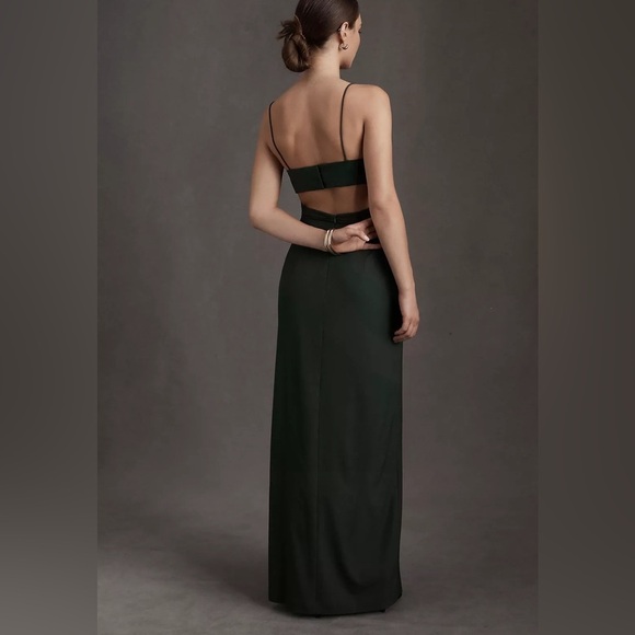 BHLDN Fleur Crepe Dress Size 10 NWT - Picture 3 of 16